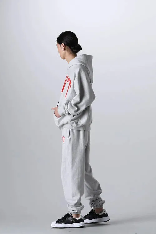 SAINT MICHAEL ARCH SAINT SET PANTS/BLACK The latest SAINT LOGO sweatpants, washed black/gray gray S-XL, custom woven and dyed, black surface and gray bottom fabric, same as the original version, original level straight cracking pulp, original cut and loose fit